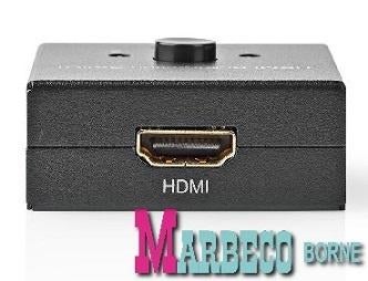 HDMI schakelaar, Switch, Bi-Directionele HDMI Switch, 4K2K, Audio, Tv en Foto, Audiokabels en Televisiekabels, Nedis, Nieuw, Info@marbeco.nl