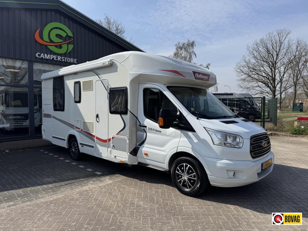 Challenger Genesis 388 EB, Ringverwarming, Luifel, 7 tot 8 meter, Bedrijf