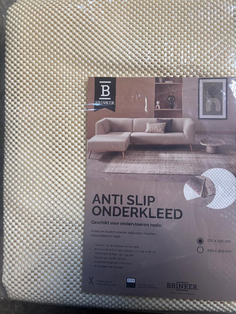 Antislipmat onder Tapijt 170x230 cm van €32,95 voor € 19,95, Huis en Inrichting, Stoffering | Tapijten en Kleden, Ondertapijt