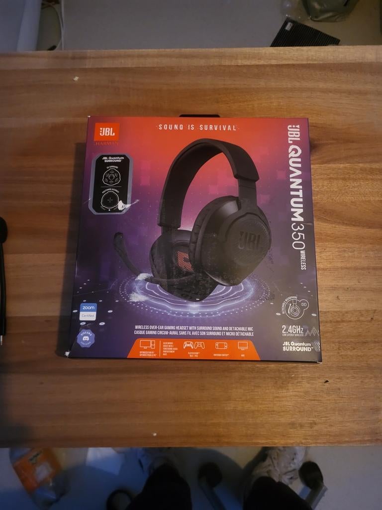 JBL Quantum 350 Draadloze Gaming Headset, Audio, Tv en Foto, Koptelefoons, Zo goed als nieuw, Over oor (circumaural), Overige merken