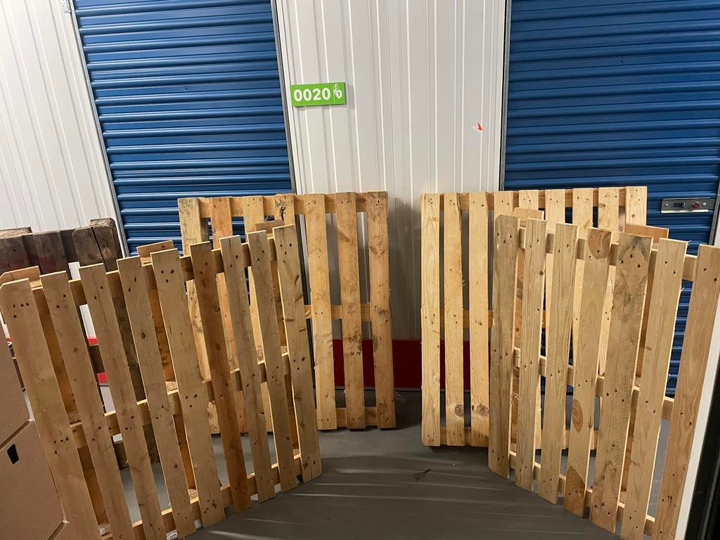 Houten pallets - per stuk te koop, Ophalen, Gebruikt