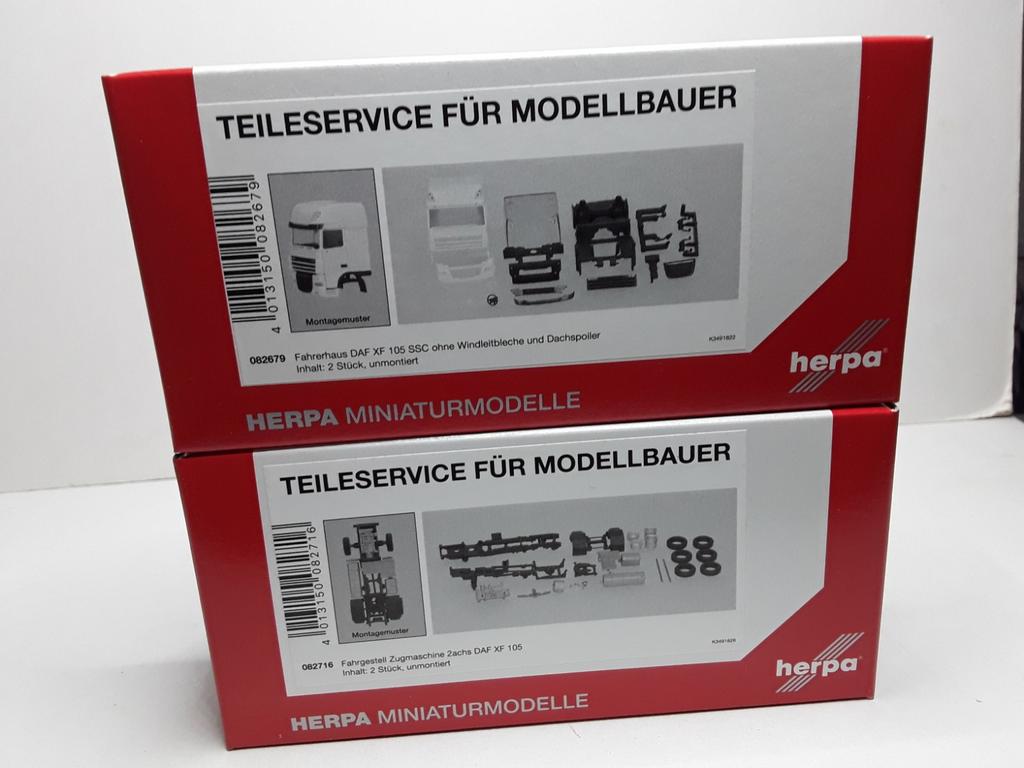 HERPA teileservice DAF XF105 SSC zonder windgeleiders, Hobby en Vrije tijd, Modelauto's | 1:87, Ophalen of Verzenden, Nieuw, Bus of Vrachtwagen