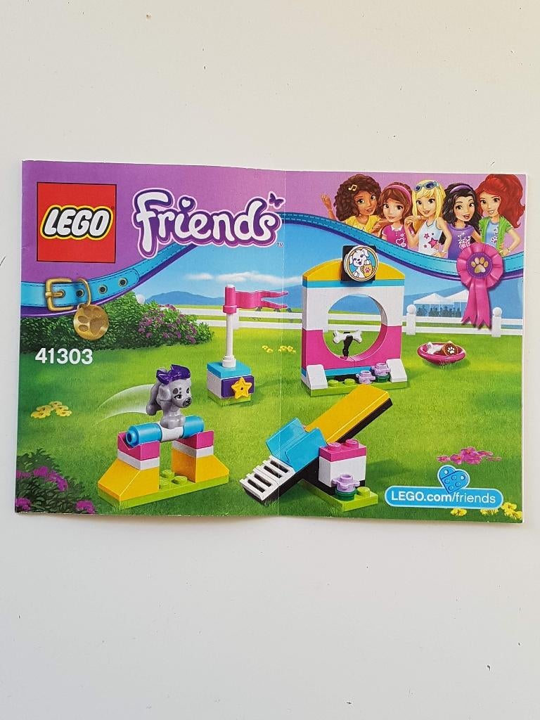 Lego Friends 41303 Puppy's Speeltuin, Ophalen of Verzenden, Zo goed als nieuw, Complete set, Lego