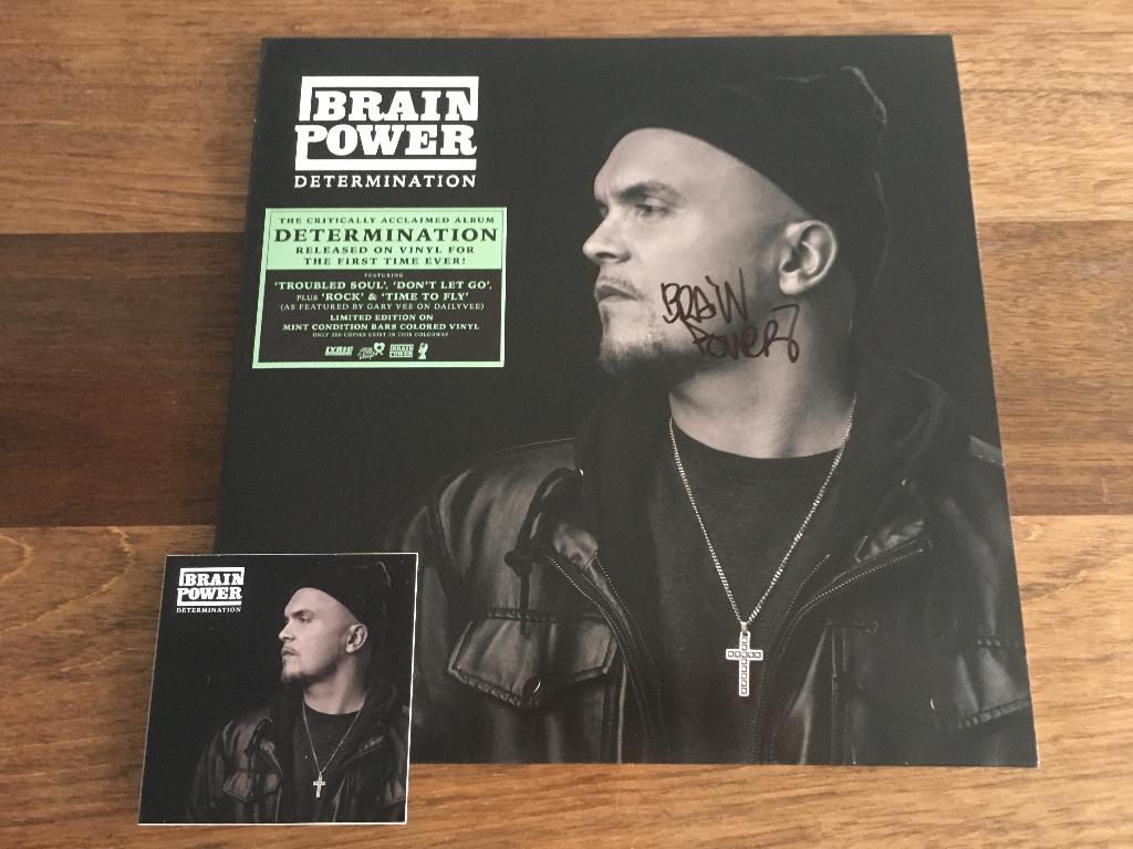 Vinyl LP Brainpower Determination GREEN SIGNED RSD 2022 NEW, Ophalen of Verzenden, Nieuw in verpakking, 12 inch, Rap of Hip Hop