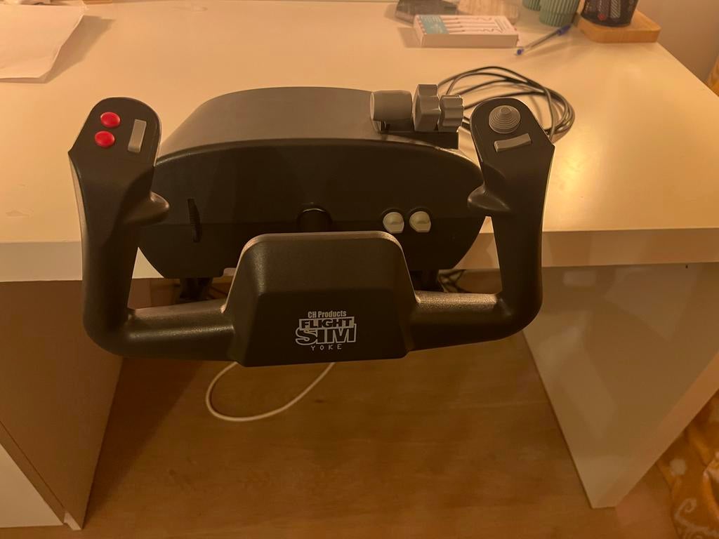 Flight Sim Yoke., Computers en Software, Joysticks, Ophalen of Verzenden, Zo goed als nieuw
