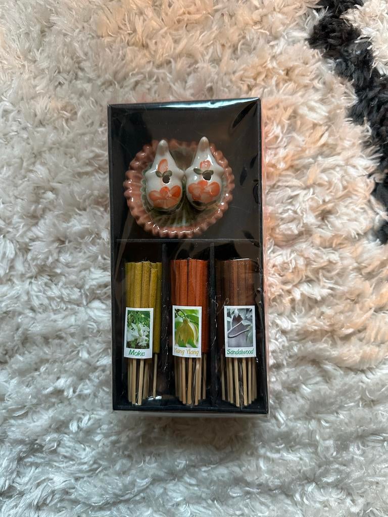 Thaise wierook set met houder, Ophalen of Verzenden, Nieuw