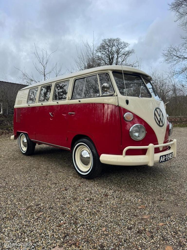 Gerestaureerde Duitse Volkswagen T1 Bus, Auto's, Oldtimers, Overige carrosserieën, Bedrijf, Geïmporteerd, 76 pk
