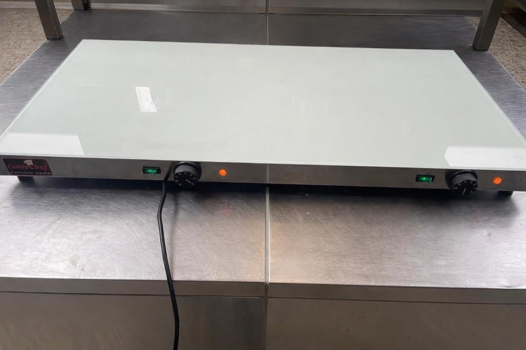 Warmhoud plaat, Huis en Inrichting, Ophalen, Overige typen, Zo goed als nieuw, Wit