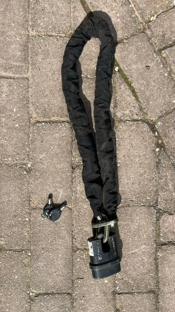 Kettingslot motor/scooter 100cm - Solid Secure, Ophalen of Verzenden, Gebruikt