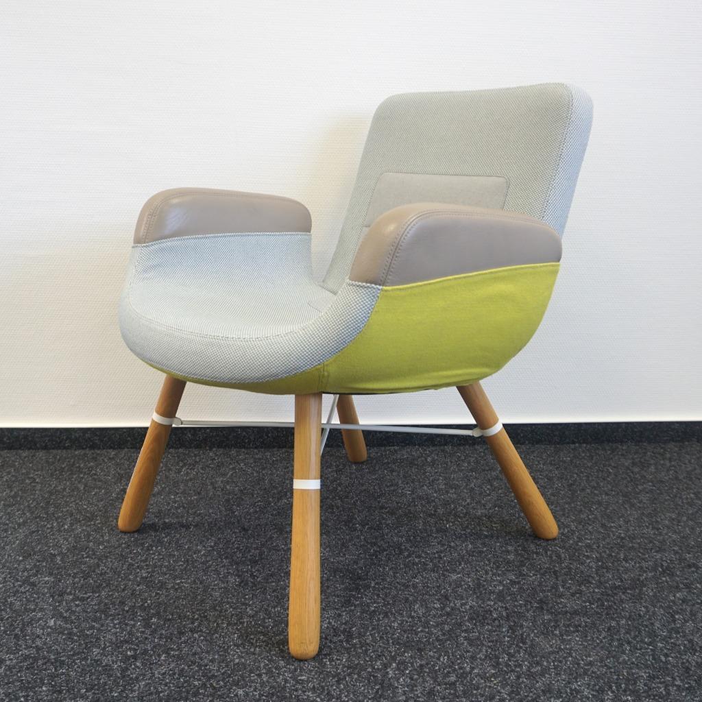 Vitra East River Design Fauteuil | Groen, Gebruikt, -, Minder dan 75 cm, -