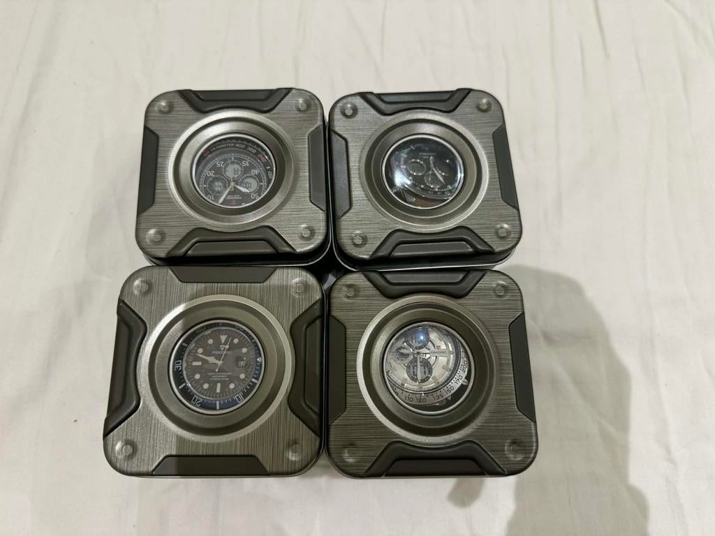 Set van 4 Frederique Constant Herenhorloges, Sieraden, Tassen en Uiterlijk, Horloges | Heren, Nieuw, Polshorloge, Overige merken