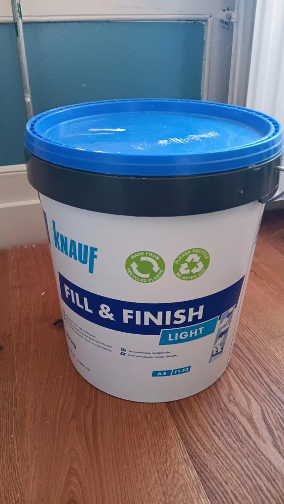 Knauf fill & finish ong. 18 liter, Ophalen, Zo goed als nieuw, Overige materialen
