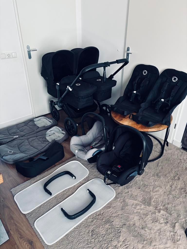 Bugaboo Donkey 5 Twin, Ophalen of Verzenden, Zo goed als nieuw, Bugaboo
