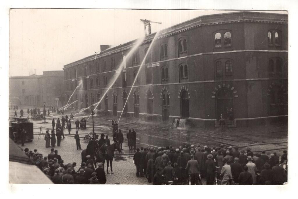 Rotterdam fotokaart Wilheminakade  Brand, Verzenden, 1920 tot 1940, Ongelopen, Zuid-Holland