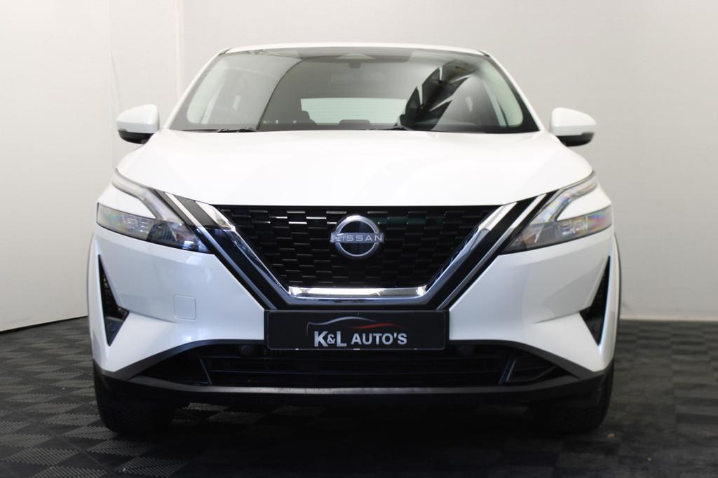 Nissan QASHQAI 1.3 MHEV Xtronic Acenta |Camera|Carplay| *Pas, Stof, Wit, Bedrijf, Hybride Elektrisch/Benzine