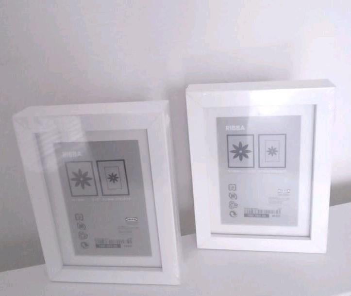 NIEUW: 2 IKEA RIBBA fotolijstjes 13x18cm, Ophalen of Verzenden, Nieuw