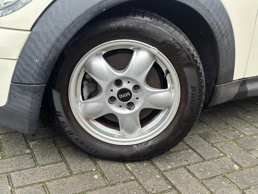 Mini Mini 1.4 One Pepper|Nwe Ketting + Klepseals|Airco|Nette, Voorwielaandrijving, Stof, Gebruikt, Zwart