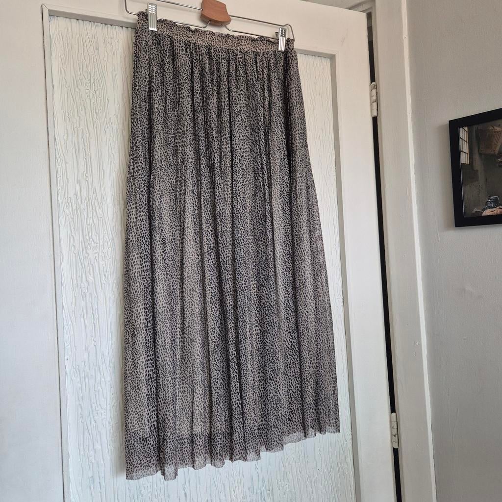 Reserved maxi-skirt S | 36, Beige, Ophalen of Verzenden, Zo goed als nieuw, Maat 36 (S)