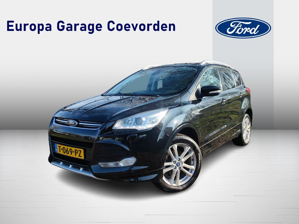 Ford Kuga 1.5 Titanium Styling Pack 150pk | CRUISE | TREKHAA, Euro 6, 4 cilinders, Leder en Stof, Zwart