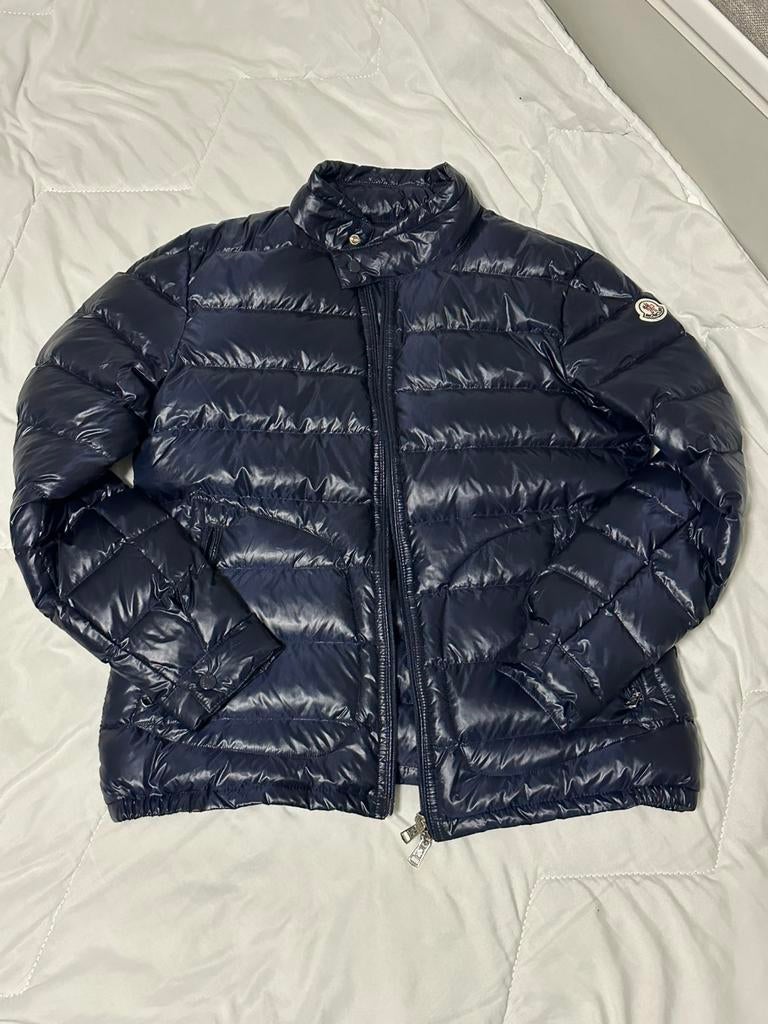 Moncler Heren Jas Maat L - Nieuw en Ongedragen, Maat 52/54 (L), Moncler, Blauw, Nieuw