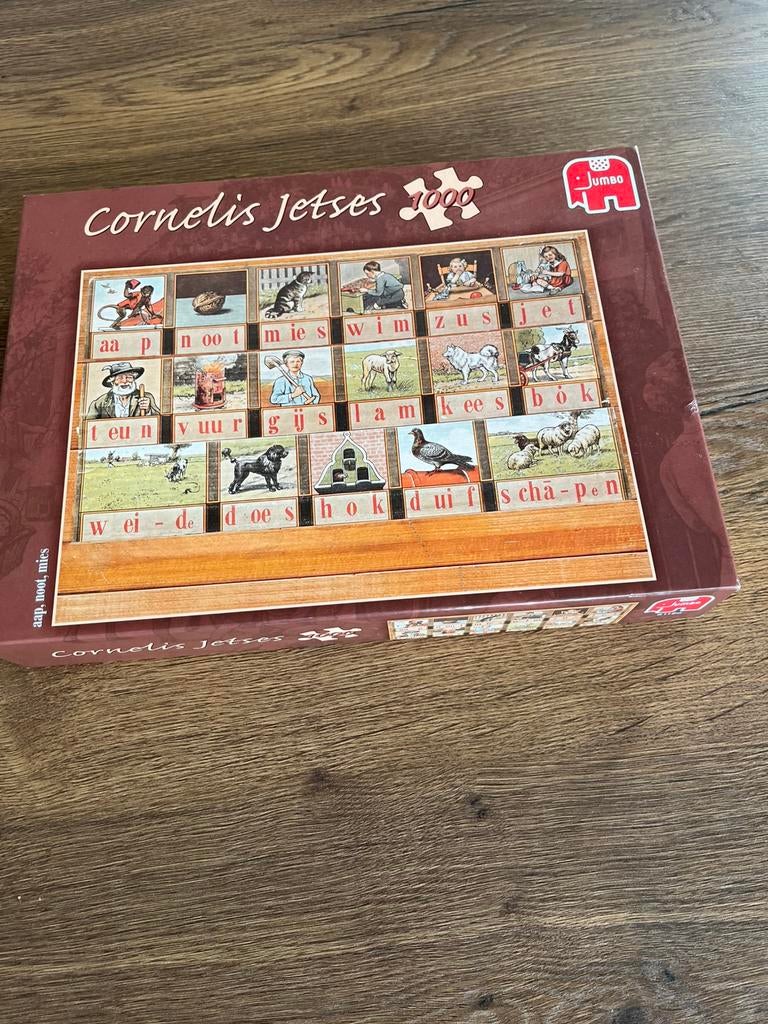 Te Koop:Puzzel Aap Noot Mies, Ophalen, 500 t/m 1500 stukjes, Zo goed als nieuw, Legpuzzel