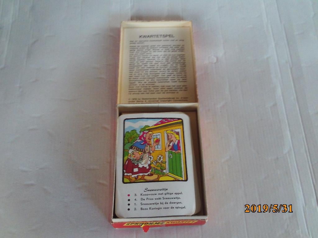 papita sprookjeskwartet, Verzamelen, Speelkaarten, Jokers en Kwartetten, Ophalen of Verzenden, Gebruikt, Joker(s)