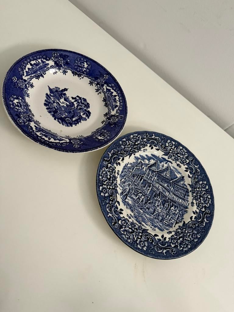 Vintage Royal Tudor Ware bord, Ophalen of Verzenden