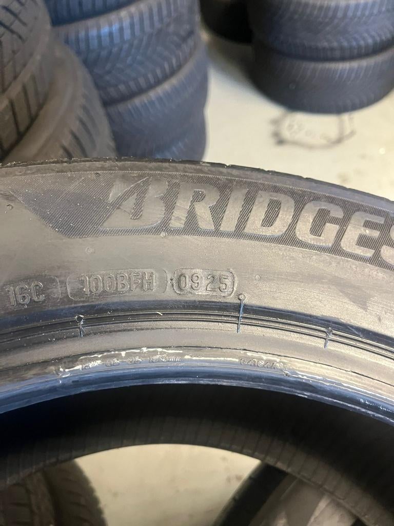 4x 225/55R18 Bridgestone Zomerbanden, 18 inch, Gebruikt, Ophalen of Verzenden, Band(en)