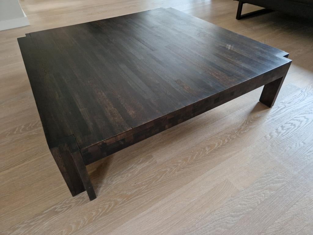 Linteloo salontafel 120 x 120 Lulukaya Henk Vos, Ophalen, Gebruikt, Minder dan 50 cm, 100 tot 150 cm