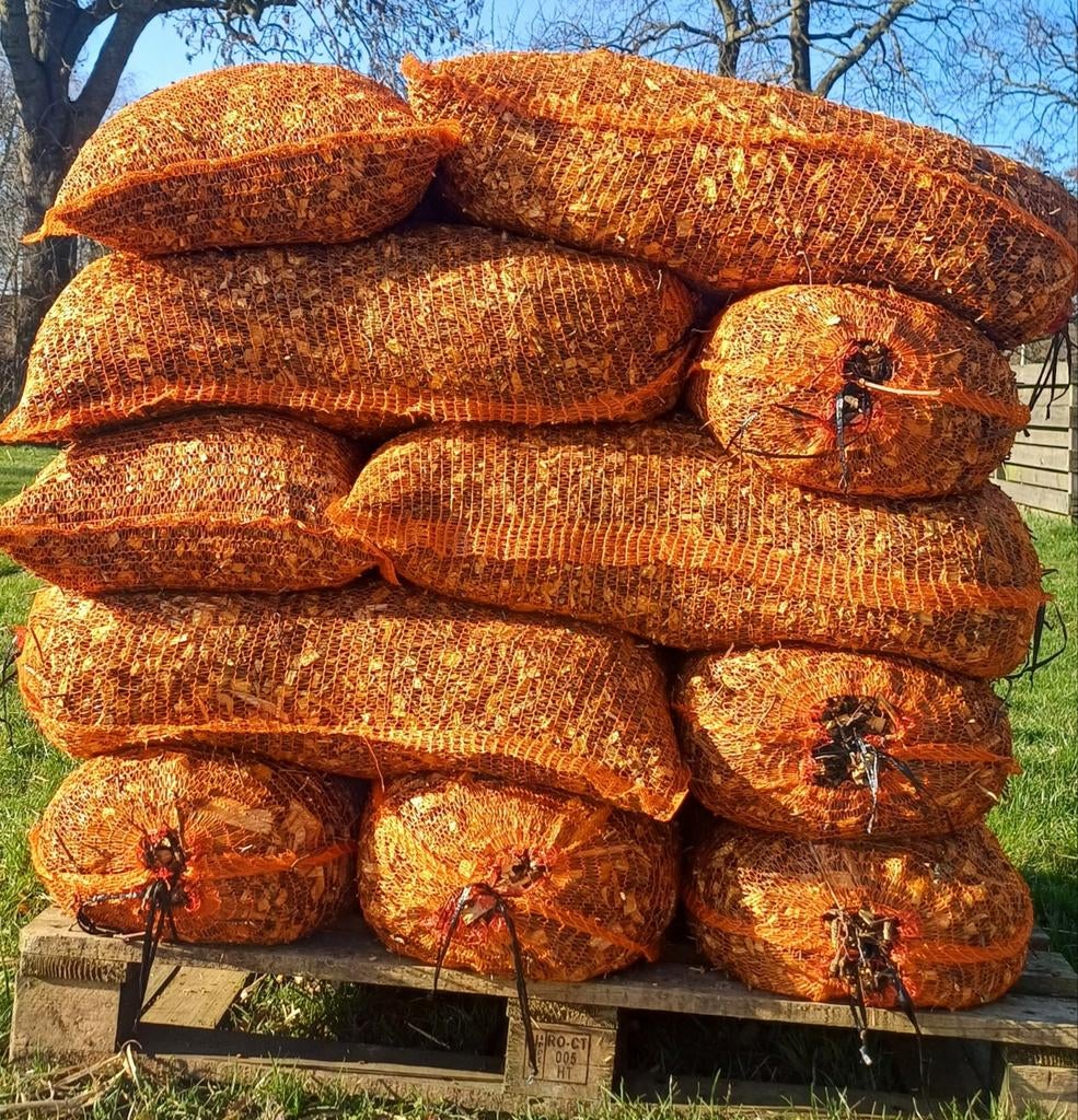 Houtsnippers in zak, Minder dan 3 m³, Ophalen