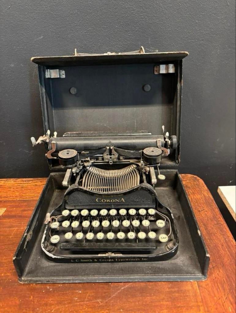 Draagbare Corona-typemachine, Ophalen of Verzenden, Gebruikt