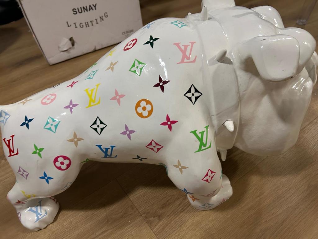 Louis Vuitton Stijl Hond Decoratie Beeld, Ophalen of Verzenden, Zo goed als nieuw