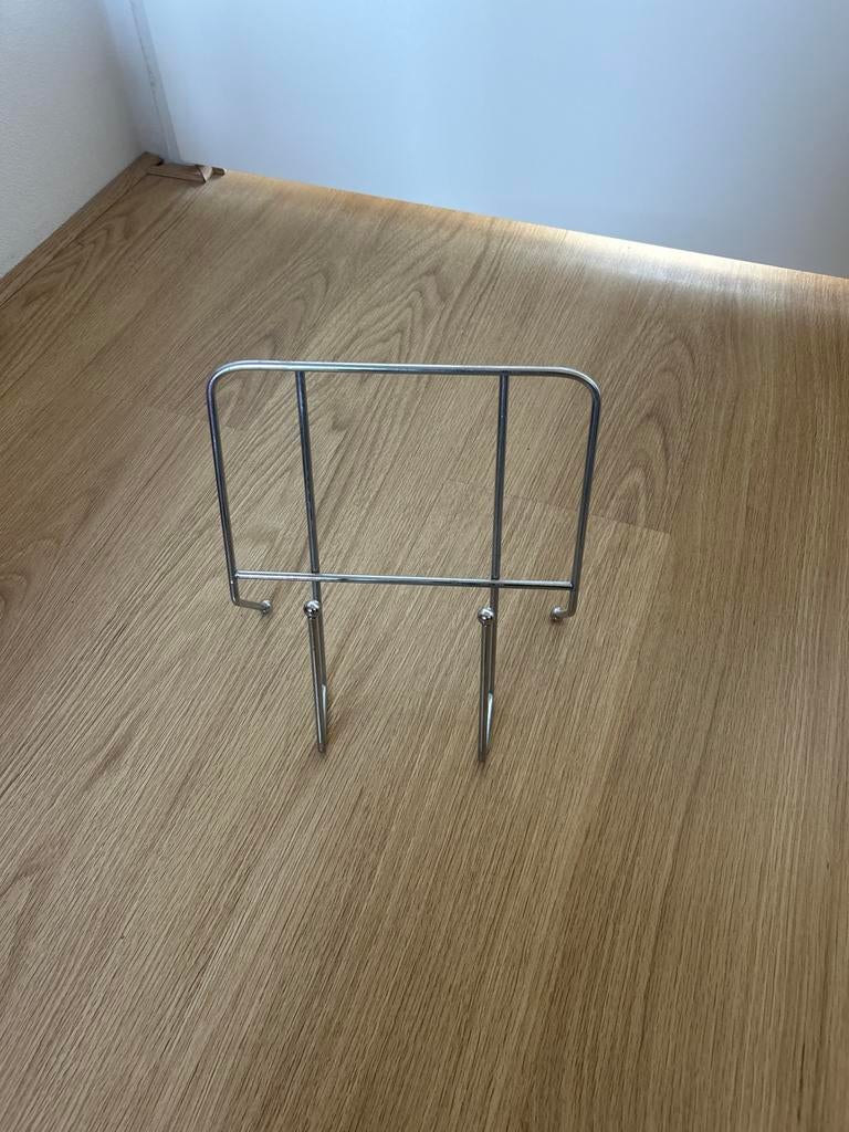 Metalen kookboekstandaard, Zilver, Ophalen of Verzenden, Metaal, Overige typen