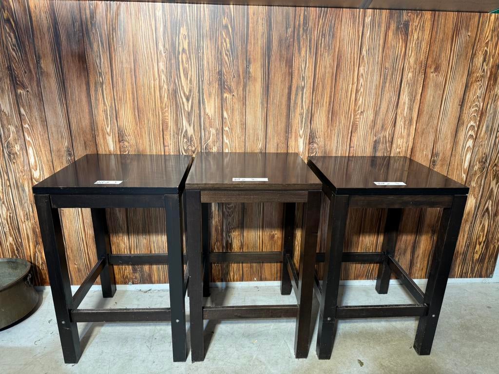 Stamtafels / Sta-tafels – Horeca kwaliteit 70 bij 70, Ophalen, Zo goed als nieuw