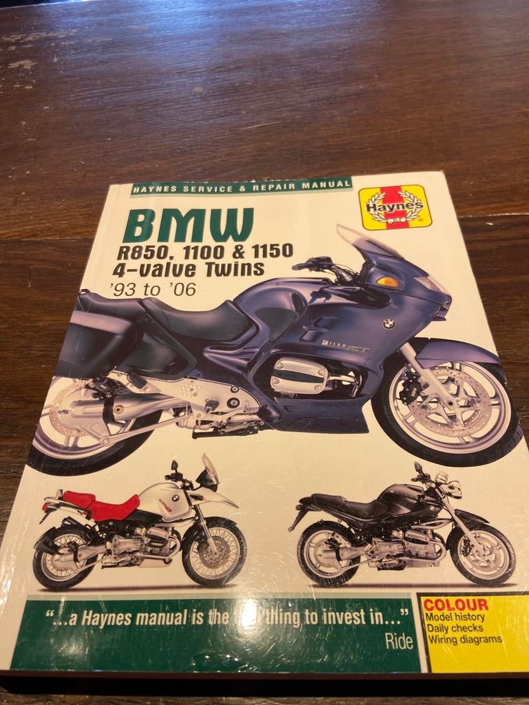 Haynes BMW R850, 1100, 1150 Service & Reparatie Handboek, Motoren, Ophalen of Verzenden, BMW