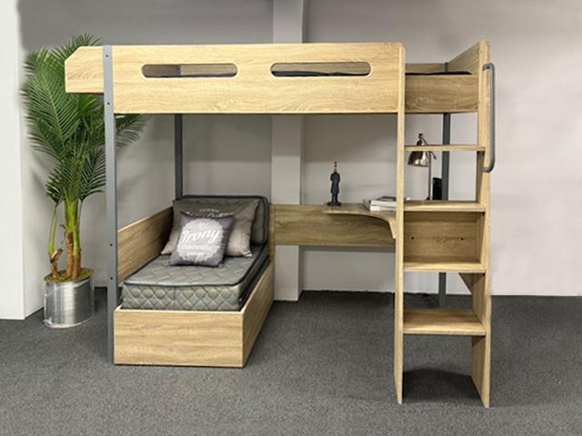 Jasper hoogslaper - 90x200 - Blank eiken, Niet ingevuld, Niet ingevuld, Niet ingevuld