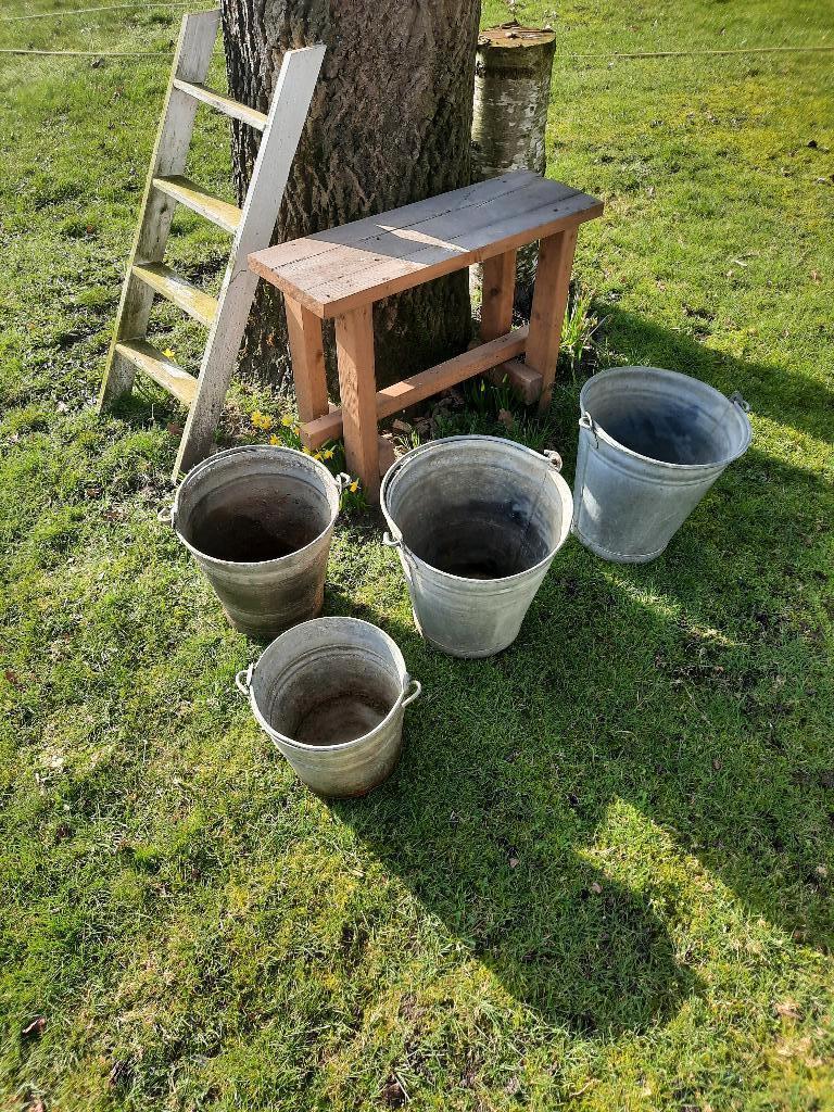 zinken emmers, Antiek en Kunst, Ophalen