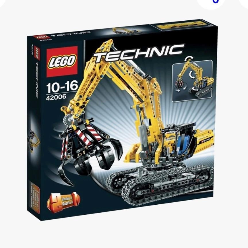 Lego Technic 42006 Kraan - Zo goed als nieuw, Kinderen en Baby's, Speelgoed | Duplo en Lego, Ophalen of Verzenden, Zo goed als nieuw