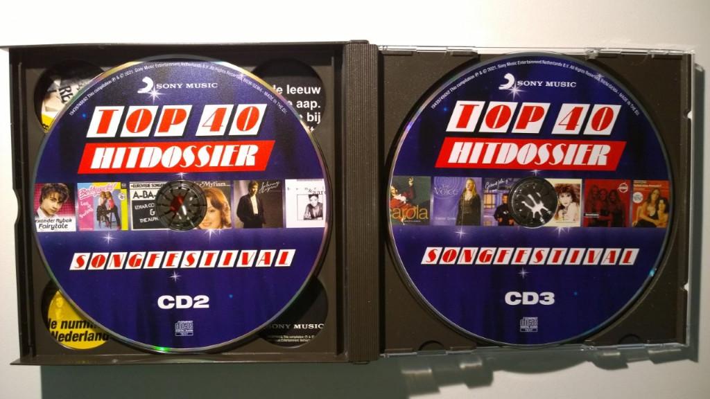 Top 40 Hitdossier Songfestival (3 CD), Ophalen of Verzenden, Zo goed als nieuw, Pop
