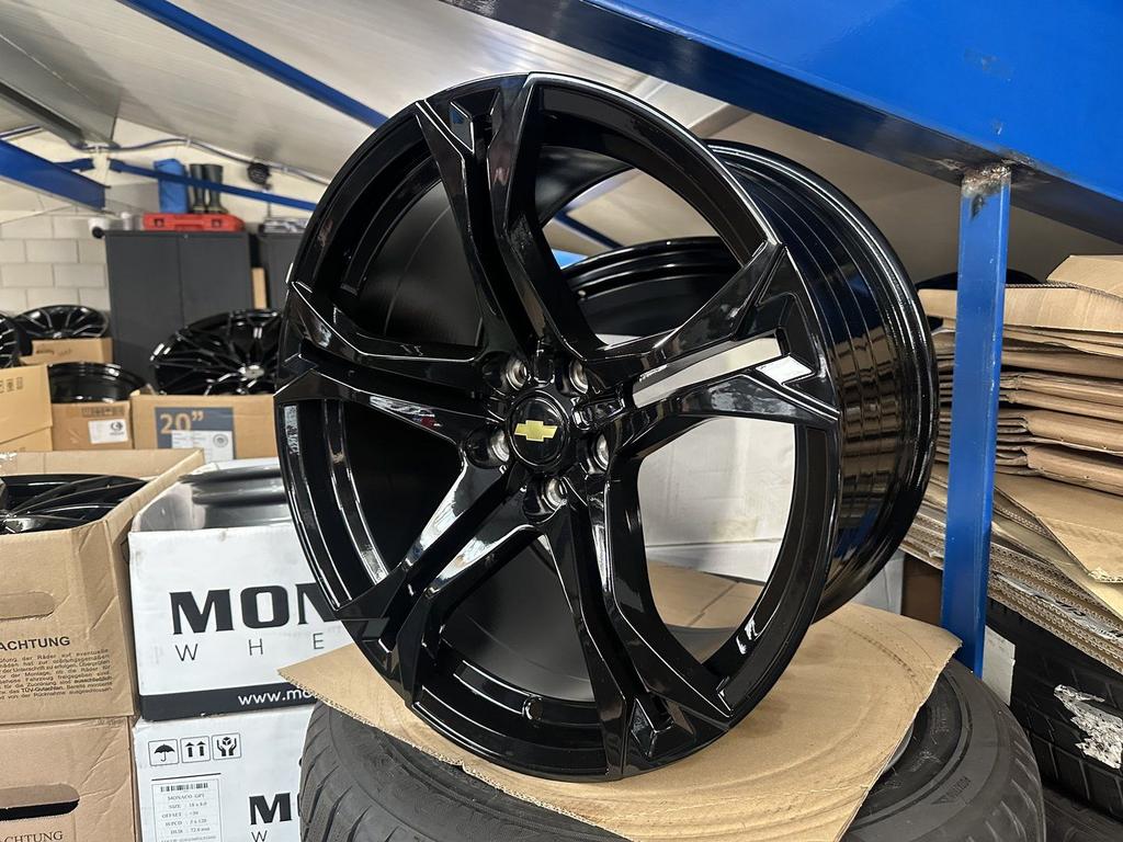 Nieuw 20inch Chevrolet Camaro 1LE -ZL1 Black Breedset Velgen, -, -, Banden en Velgen, Nieuw