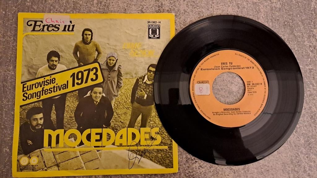 Mocedades  - eres tu, Gebruikt, 7 inch, Single, Ophalen of Verzenden