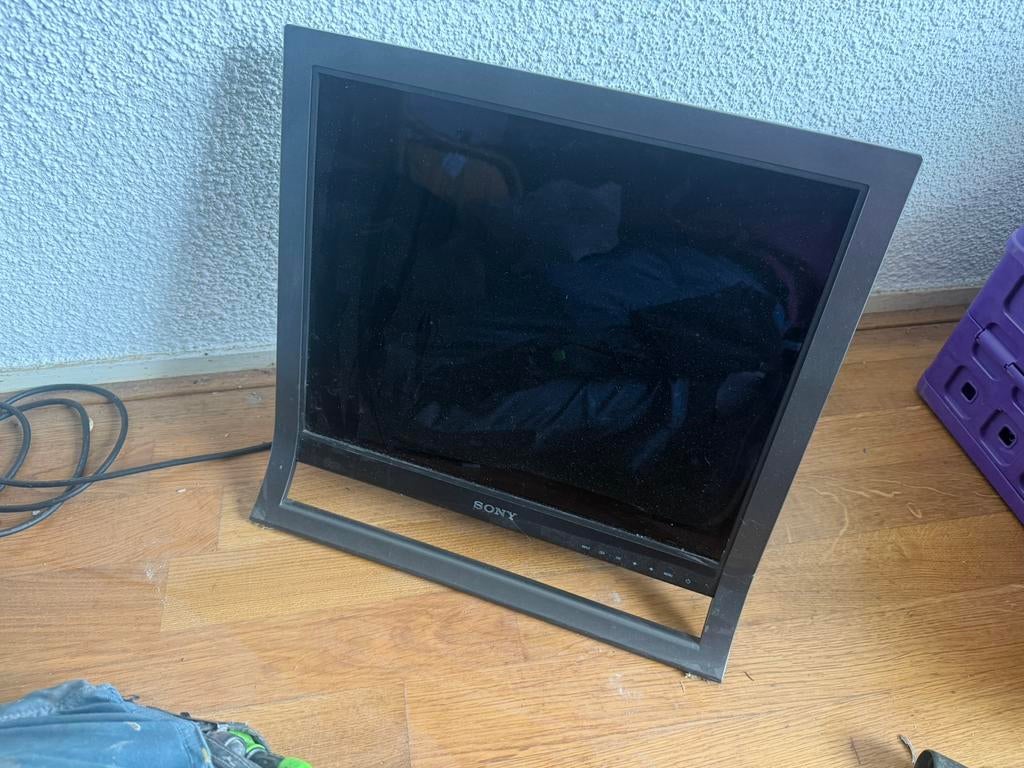 Sony computer TFT LCD 19" scherm SDM-HS 95P, Computers en Software, Monitoren, Zo goed als nieuw, 60 Hz of minder, DVI, Overige typen