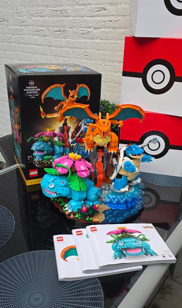 Lego Pokémon Venusaur Charizard Blastoise 72153, Ophalen of Verzenden, Zo goed als nieuw, Complete set, Lego