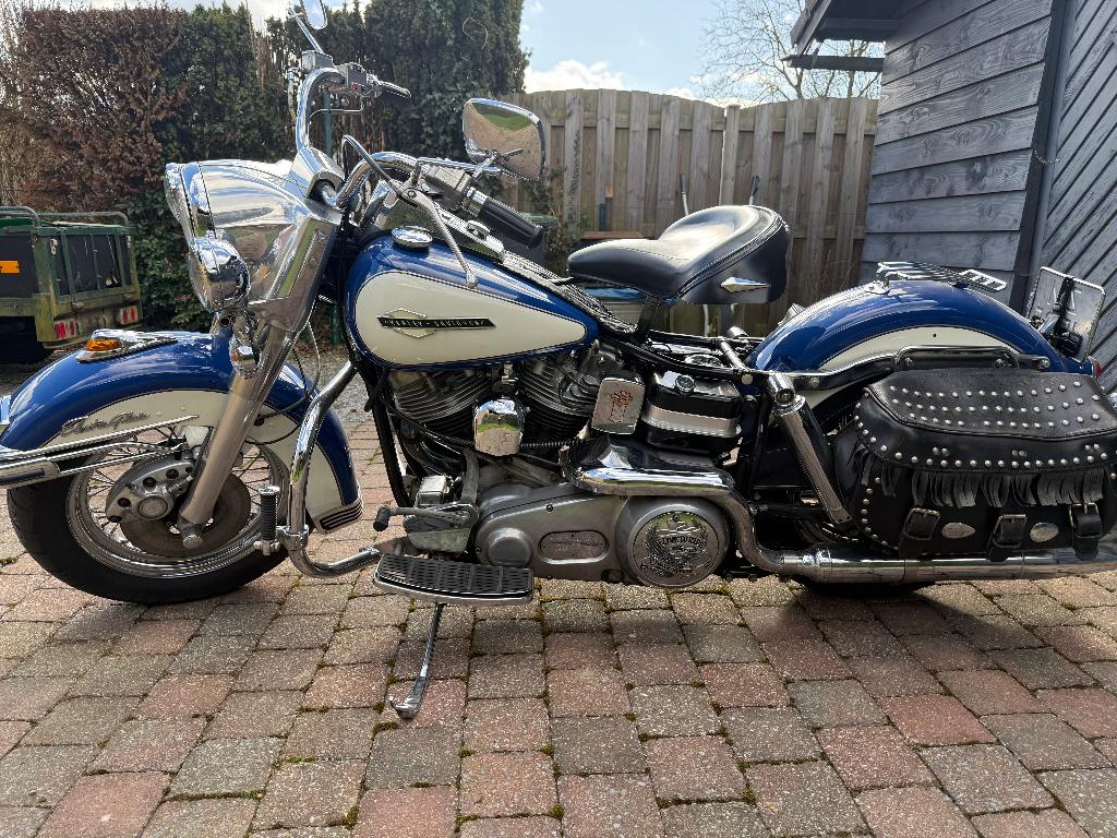 Harley Davidson FLH Electra Glide Shovelhead 1972, 2 cilinders, Particulier, Toermotor, 1200 cc