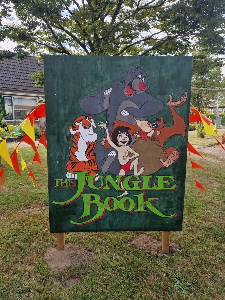 Straatversiering Jungle Book, Hobby en Vrije tijd, Feestartikelen, Zo goed als nieuw, Versiering, Ophalen