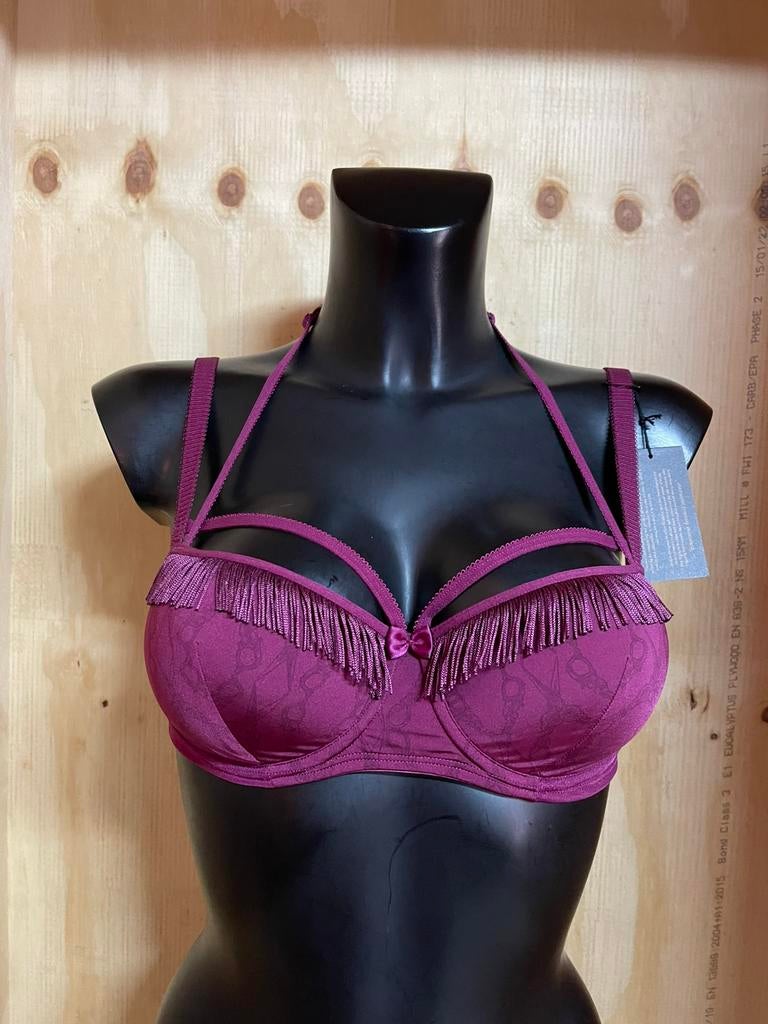 Marlies dekkers bh maat 75b model latin lady balcony, Verzenden, Paars, BH