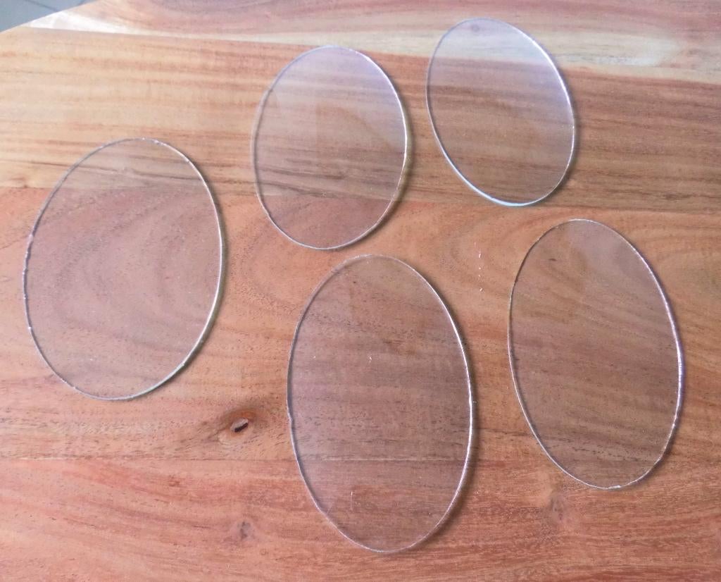 Glazen voor fotolijstjes., Ophalen of Verzenden