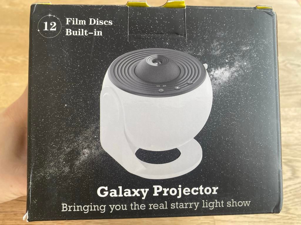 Galaxy Projector met 12 filmdiscs, Verzenden, Nieuw, LED, Overige resoluties