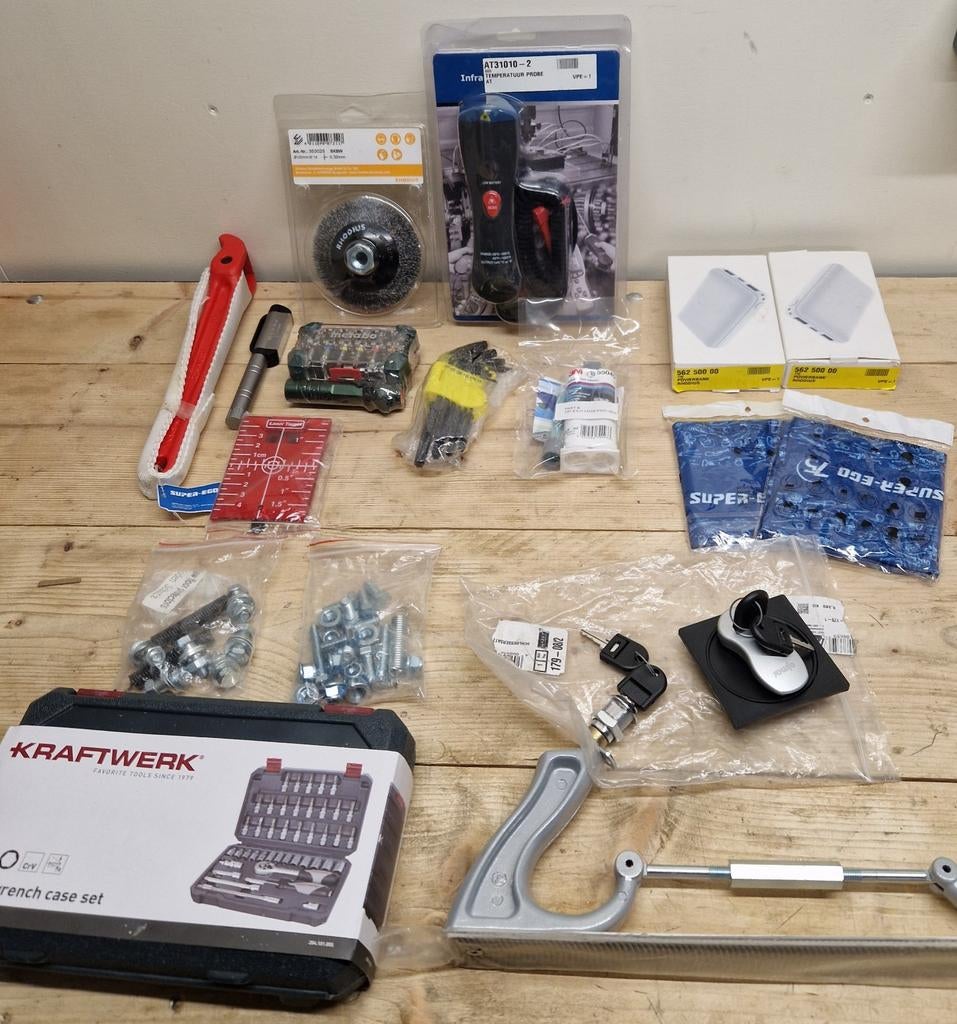 🛠 Restpartij nieuw gereedschap en accessoires, Ophalen of Verzenden, Nieuw