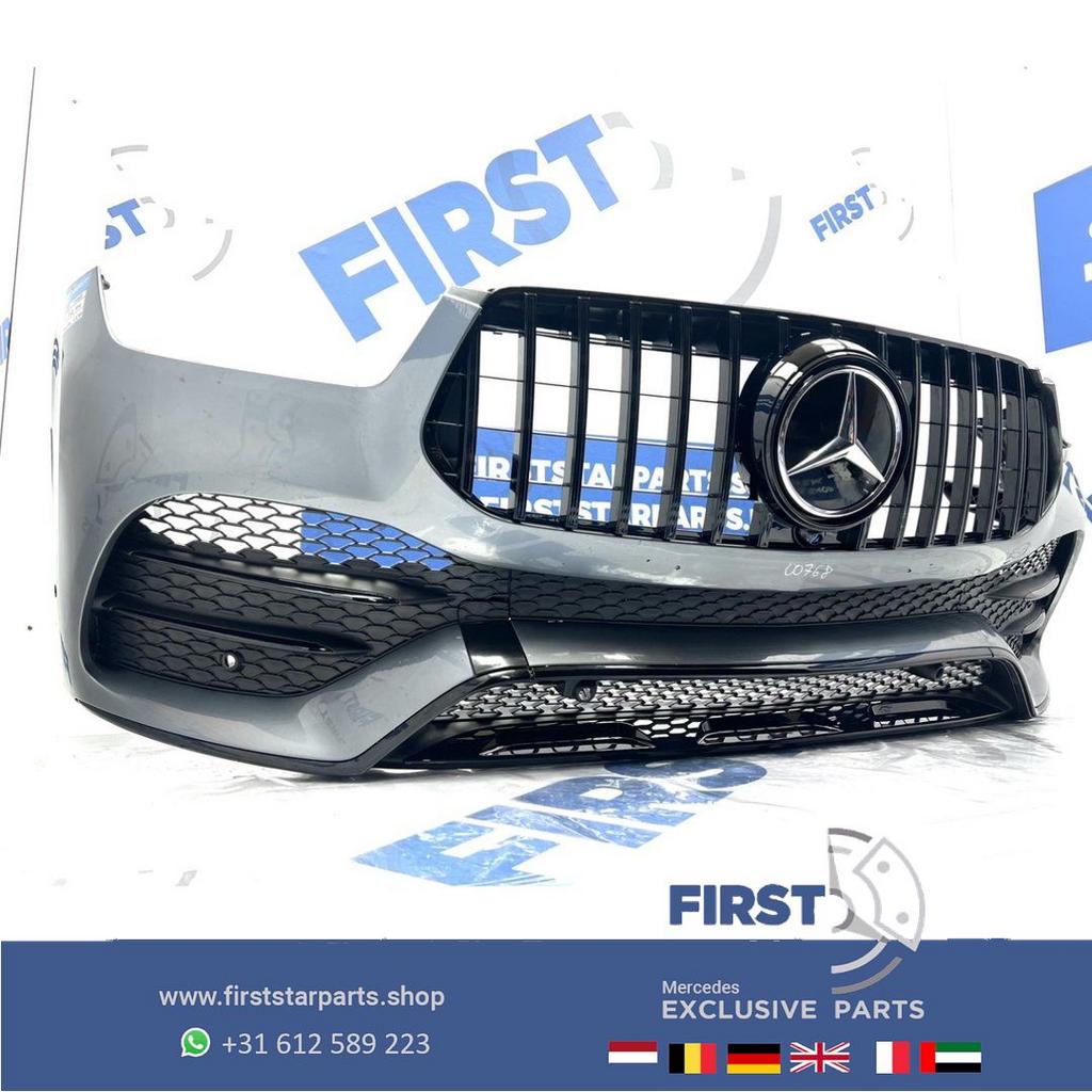 W167 BUMPER A1678855103 V167 C167 GLE 53 AMG VOORBUMPER GRIJ, Gebruikt, -, Voor, Ophalen of Verzenden